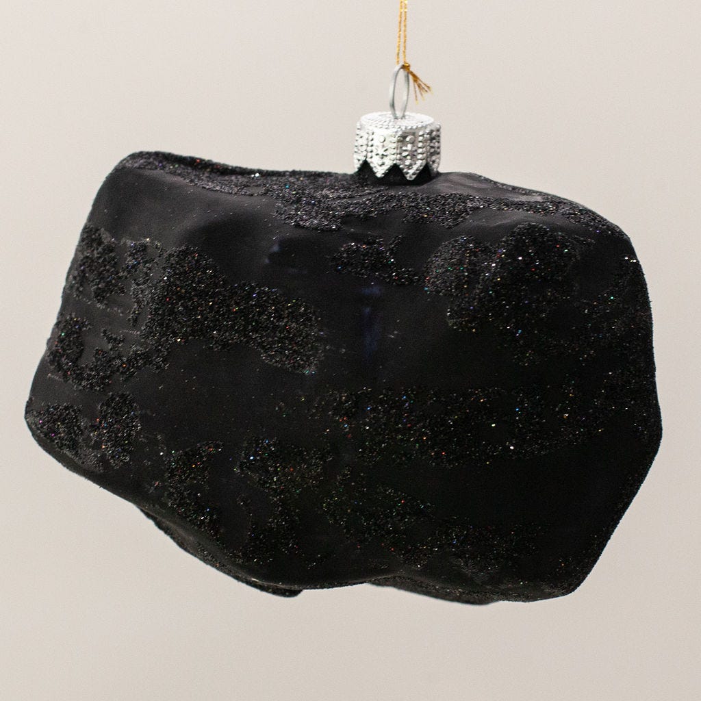 Thomas Glenn Lump of Coal Ornament - Charles Mayer