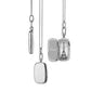 Monica Rich Kosann "Dee" Sterling Slim Locket on a 22" chain - Charles Mayer