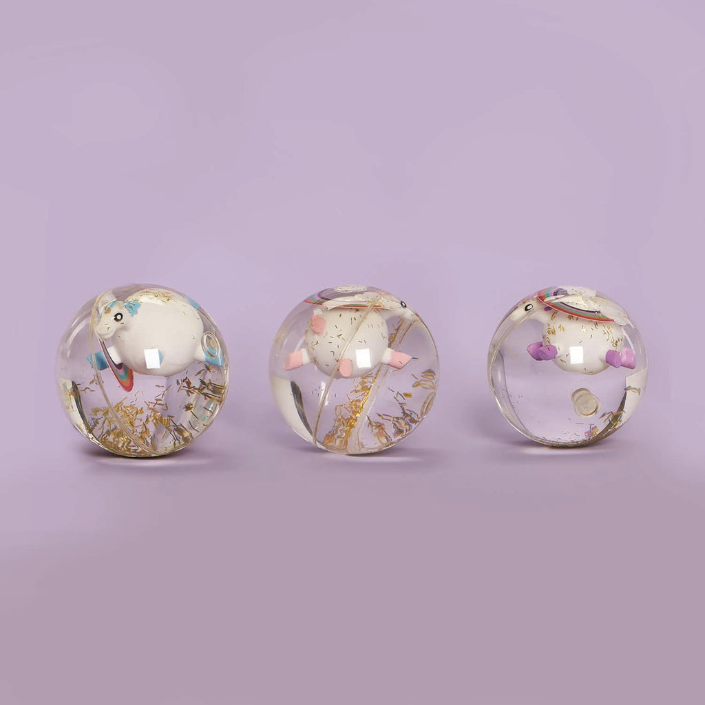 LED Happy Unicorn Bouncy Ball - Charles Mayer