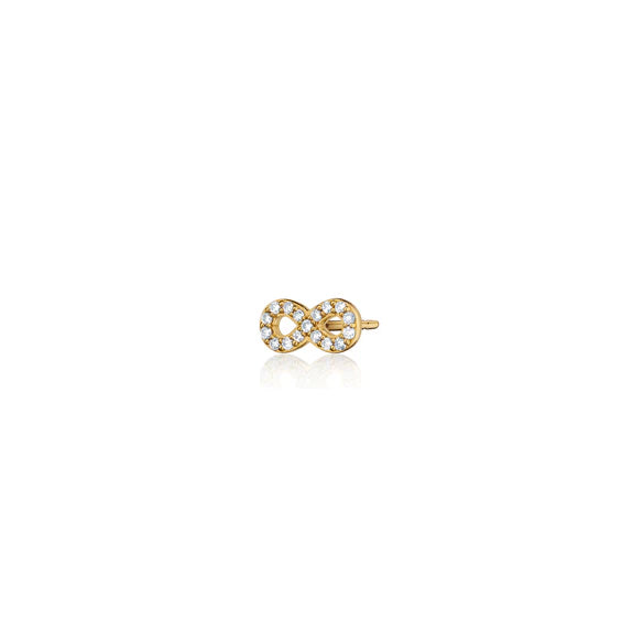 Monica Rich Kosann 18K Infinity Earrings with Diamonds - Charles Mayer