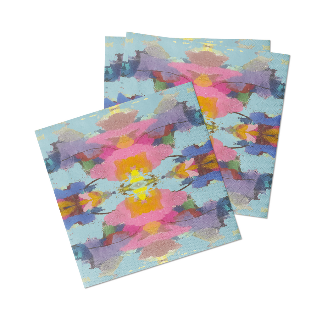 Laura Park Antigua Smile Cocktail Napkins - Charles Mayer