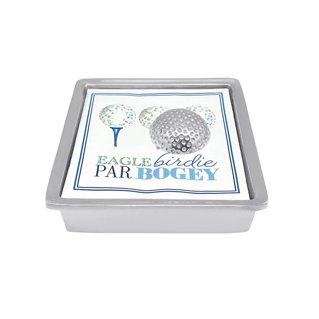 Mariposa Golf Ball Signature Napkin Box Set - Charles Mayer