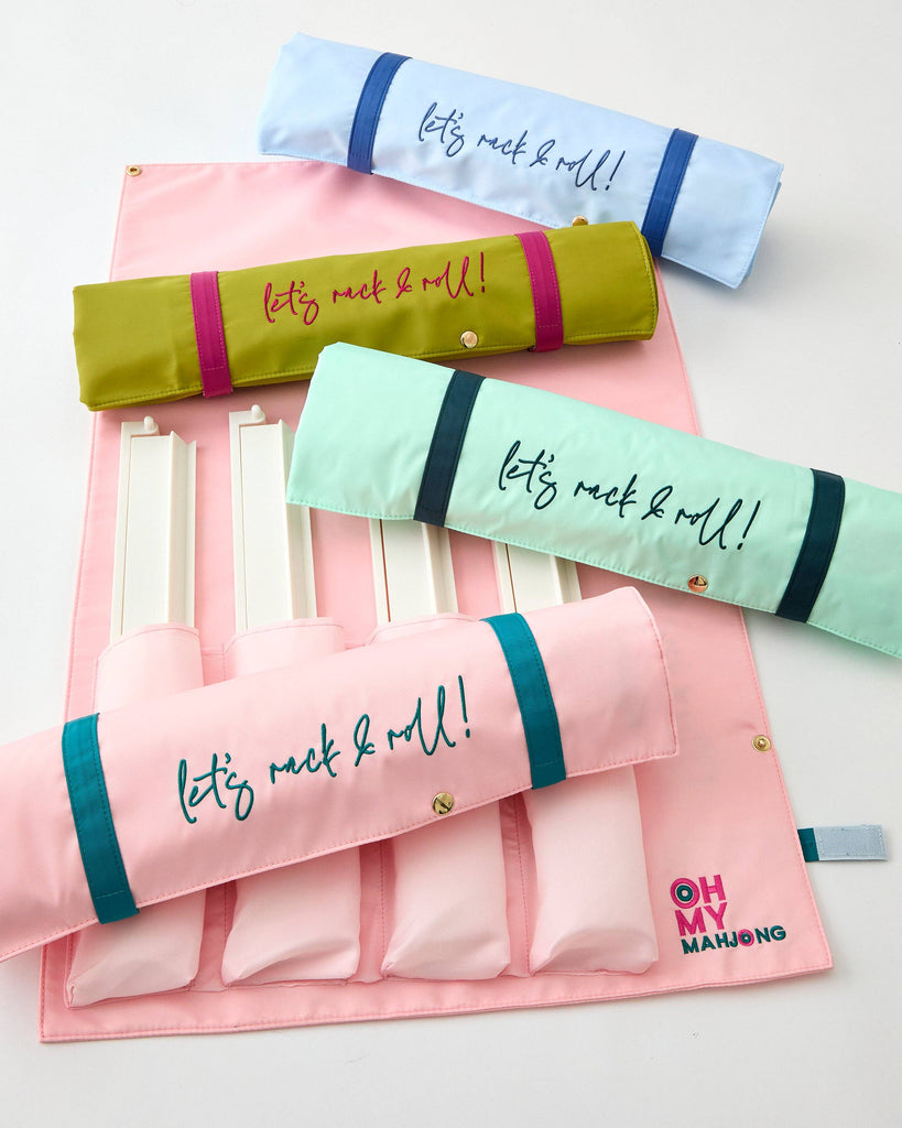 Oh My Mahjong - Light Pink Let's Rack & Roll Bag - Charles Mayer