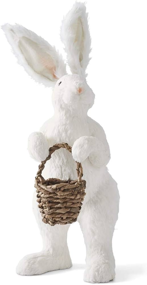 27 inch Standing White Rabbit - Charles Mayer