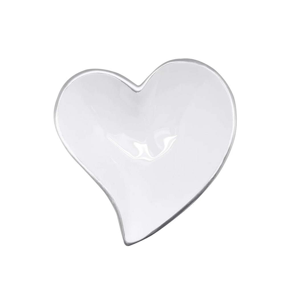 Mariposa Small White Heart Bowl - Charles Mayer