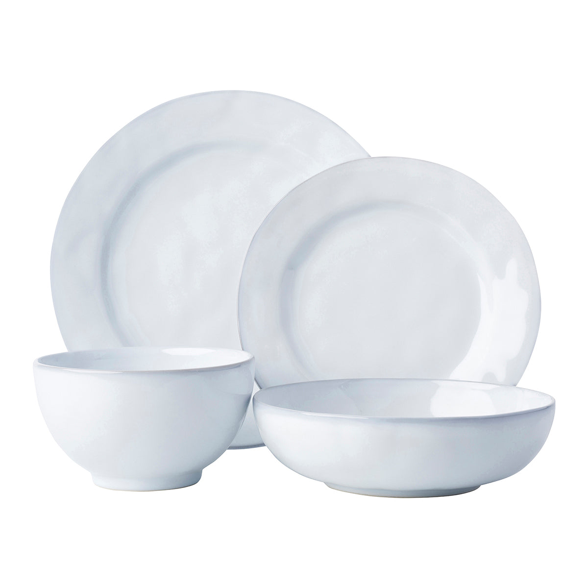 Juliska Quotidien 4pc Place Setting-White Truffle