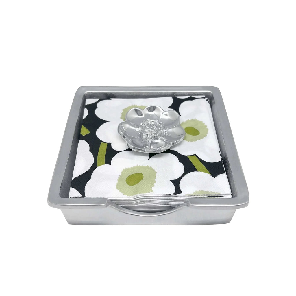 Mariposa Flower Signature Napkin Box - Charles Mayer