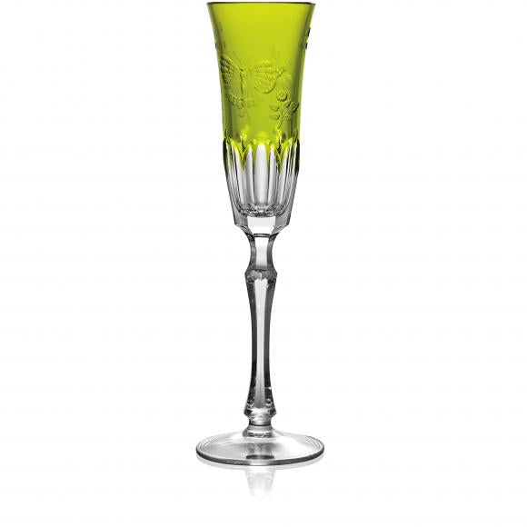 Varga Crystal Springtime Yellow-Green Flute - Charles Mayer