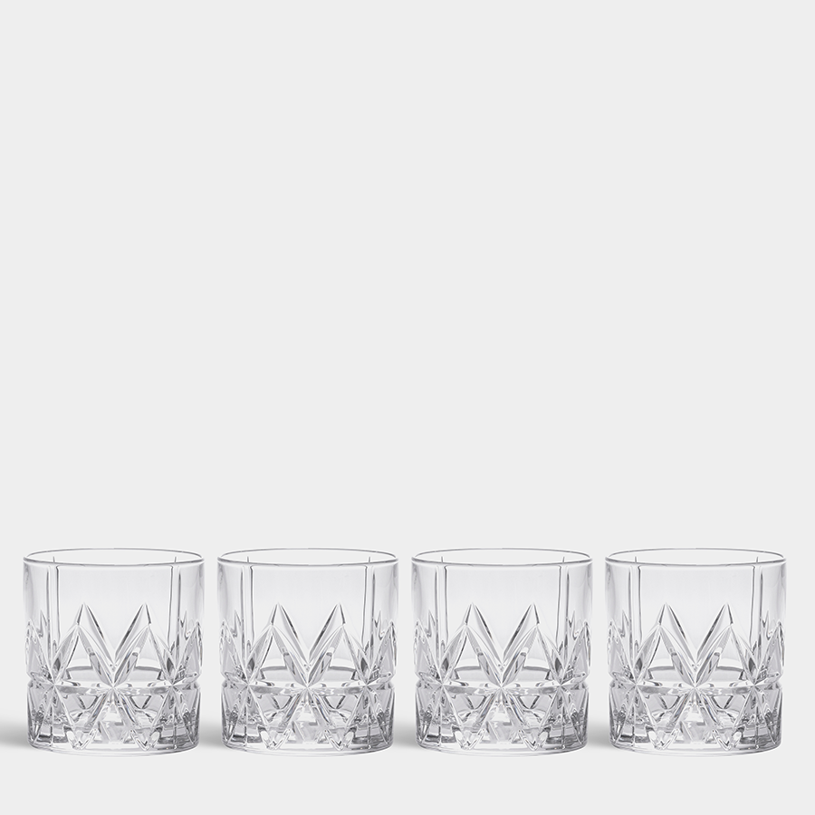 Orrefors Peak DOF, Set of 4 - Charles Mayer