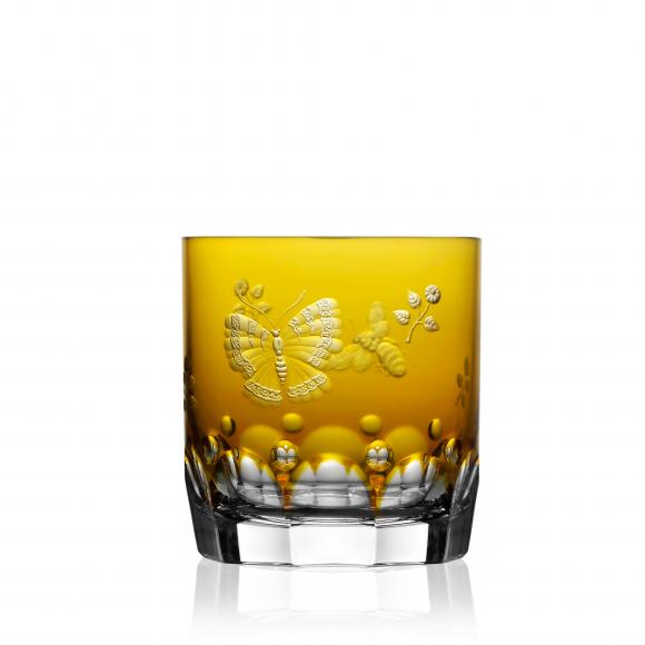 Varga Crystal Springtime Double Old Fashioned, Amber - Charles Mayer