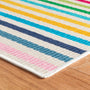 Annie Selke Rainbow Stripe 2*3 Rug - Charles Mayer