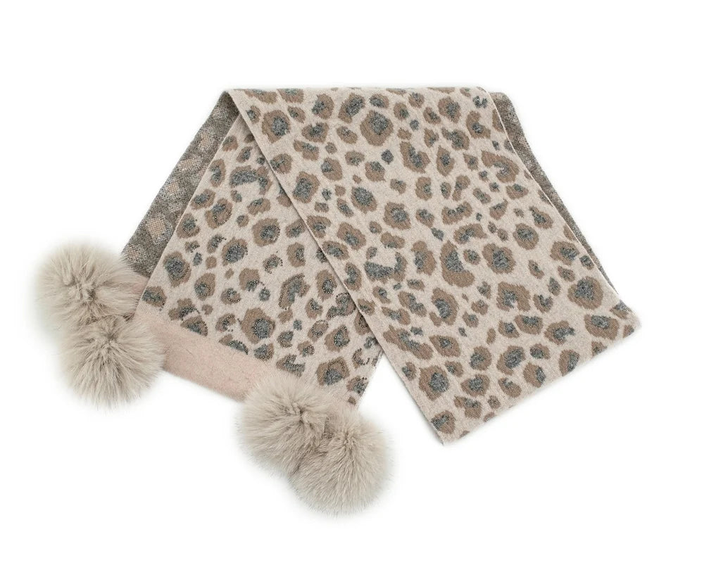 Mitchie's Pearl & Beige Scarf - Charles Mayer
