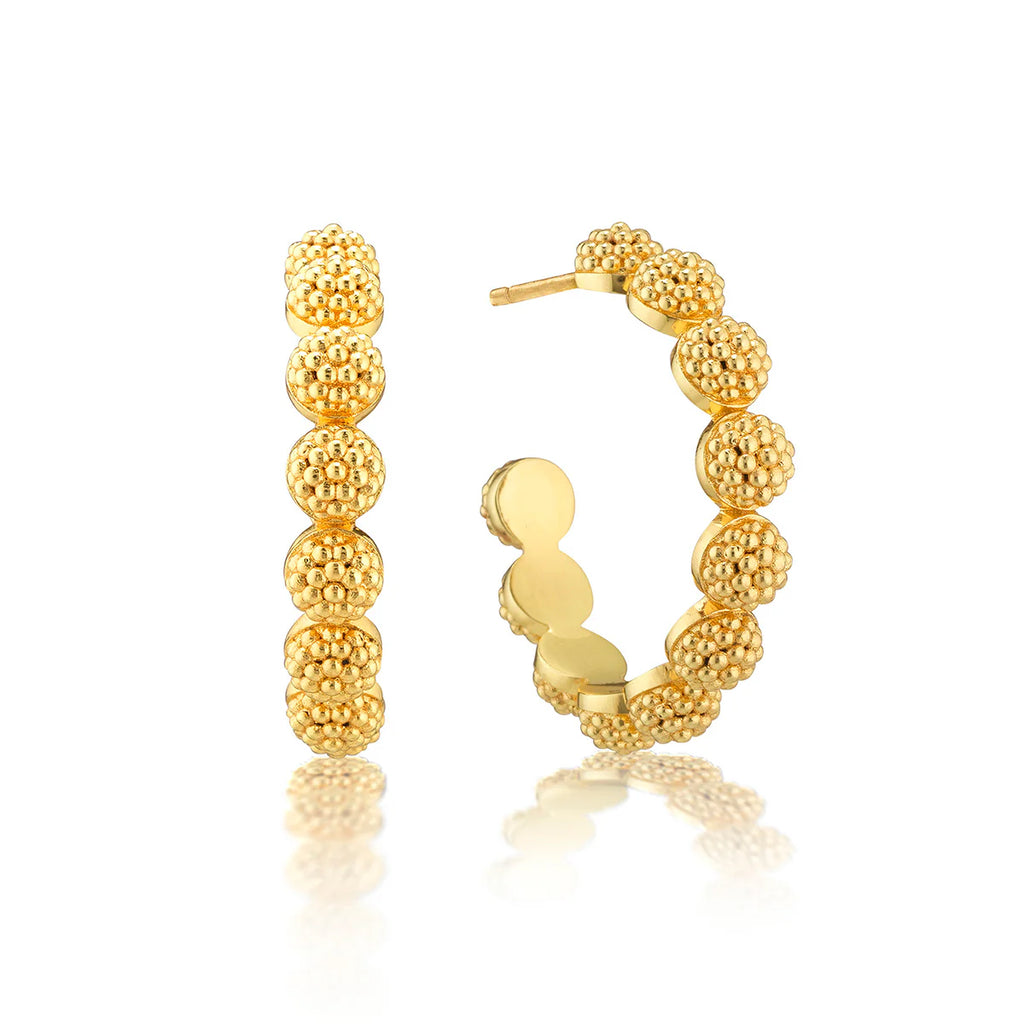 Capucine De Wulf Berry Small Icon Gold Hoops - Charles Mayer