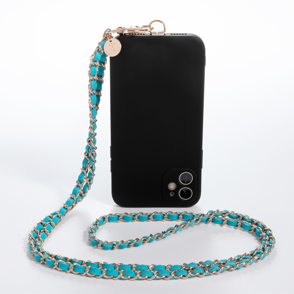 Miami Chains Sky Blue Crossbody Phone Chain - Charles Mayer