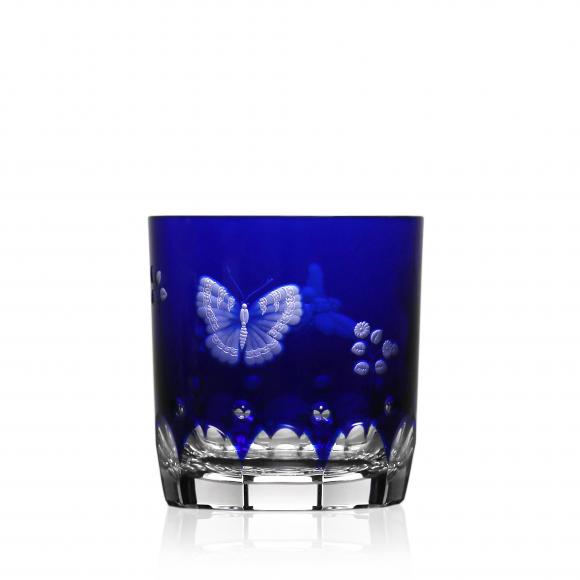 Varga Crystal Springtime Double Old Fashioned, Cobalt - Charles Mayer