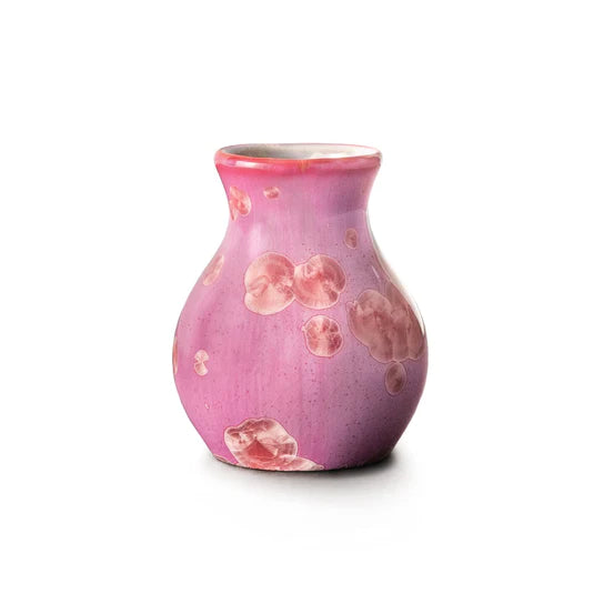 Simon Pearce Crystalline Curio Bud Vase, Rose - Charles Mayer