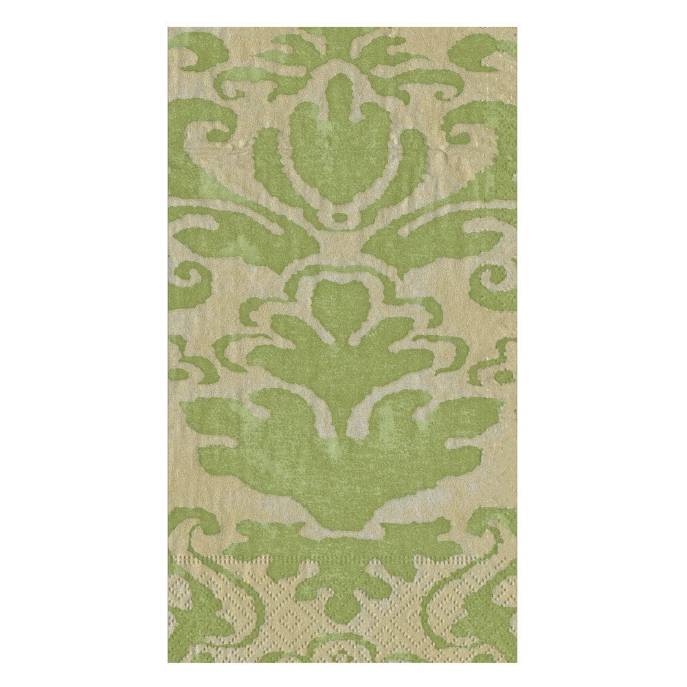 Caspari Palazzo Moss Green Guest Towels - Charles Mayer