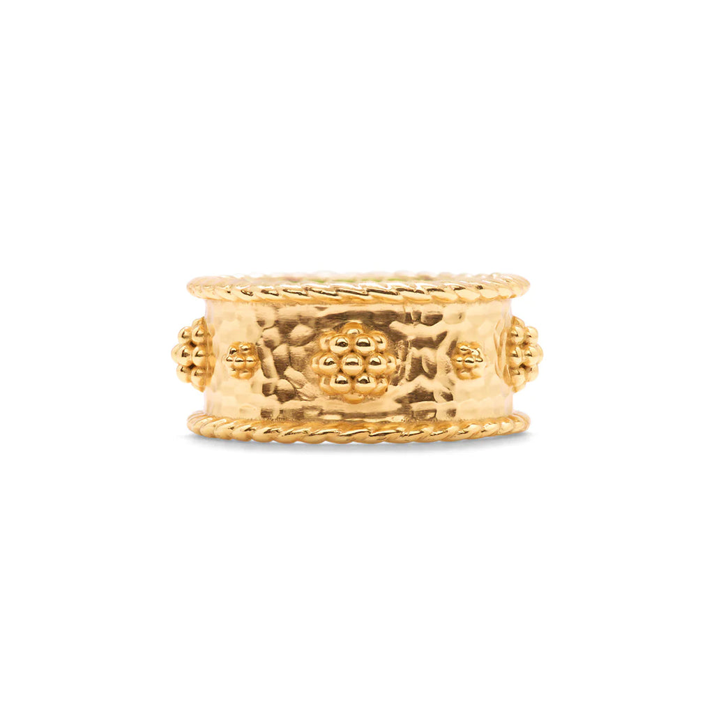 CAPUCINE DE WULF Hammered Gold Berry Ring Size 6 - Charles Mayer