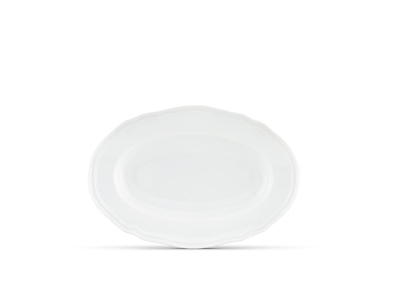 Ginori Antico Doccia Bianco Oval Pickle Dish - Charles Mayer