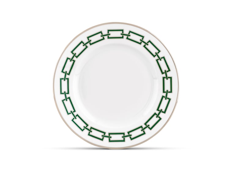 Ginori Catene Dessert Plate, Smeraldo - Charles Mayer