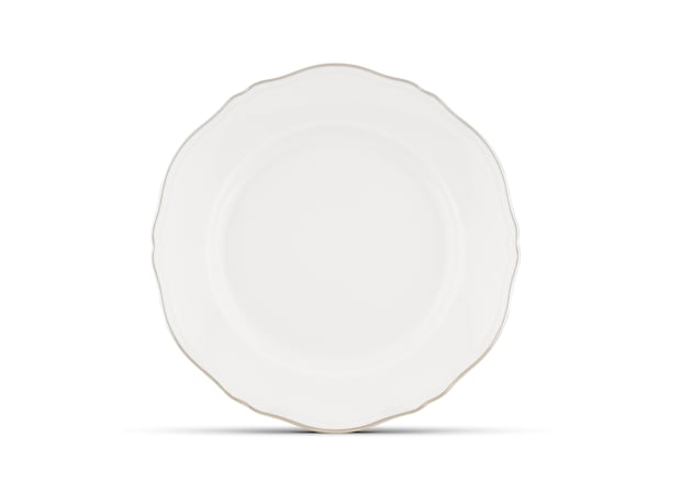 Ginori Corona Platino Dinner Plate - Charles Mayer