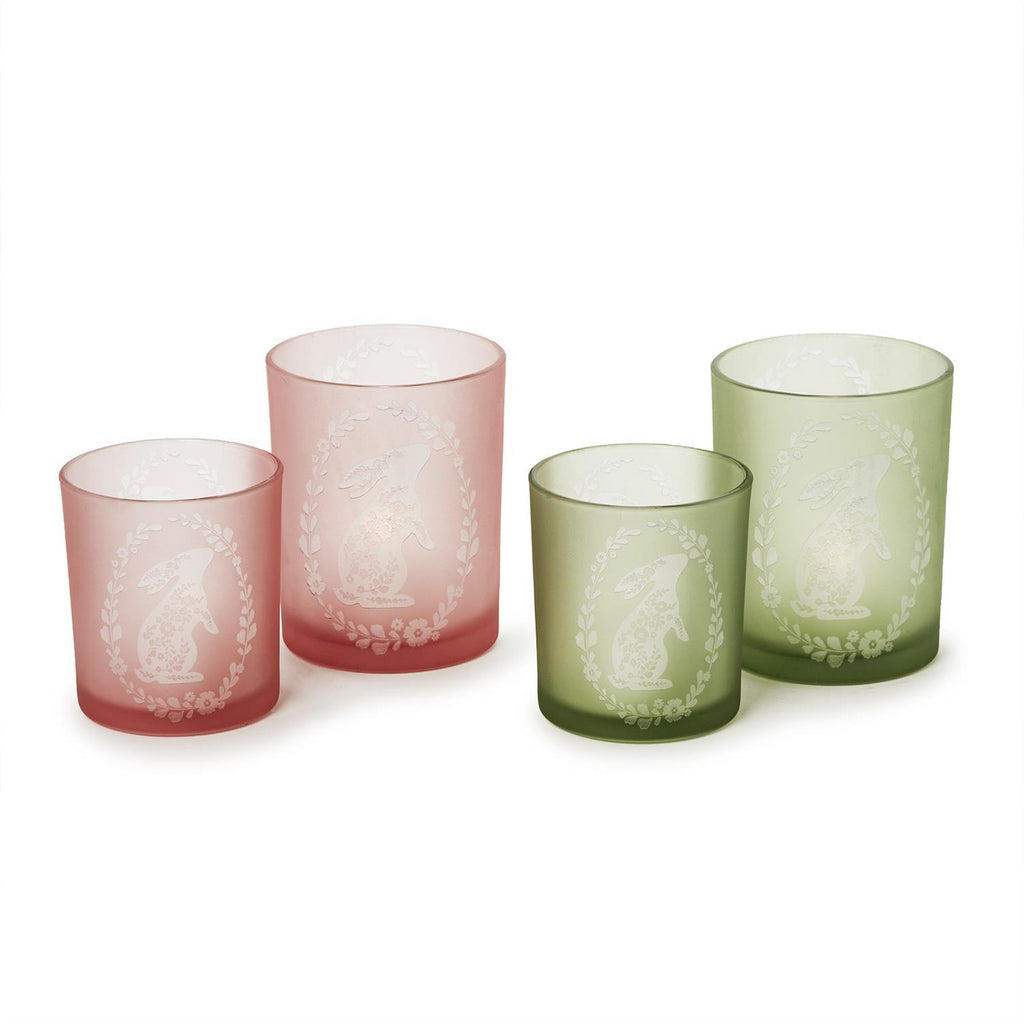 Pink & Green Bunny Tealights - Charles Mayer