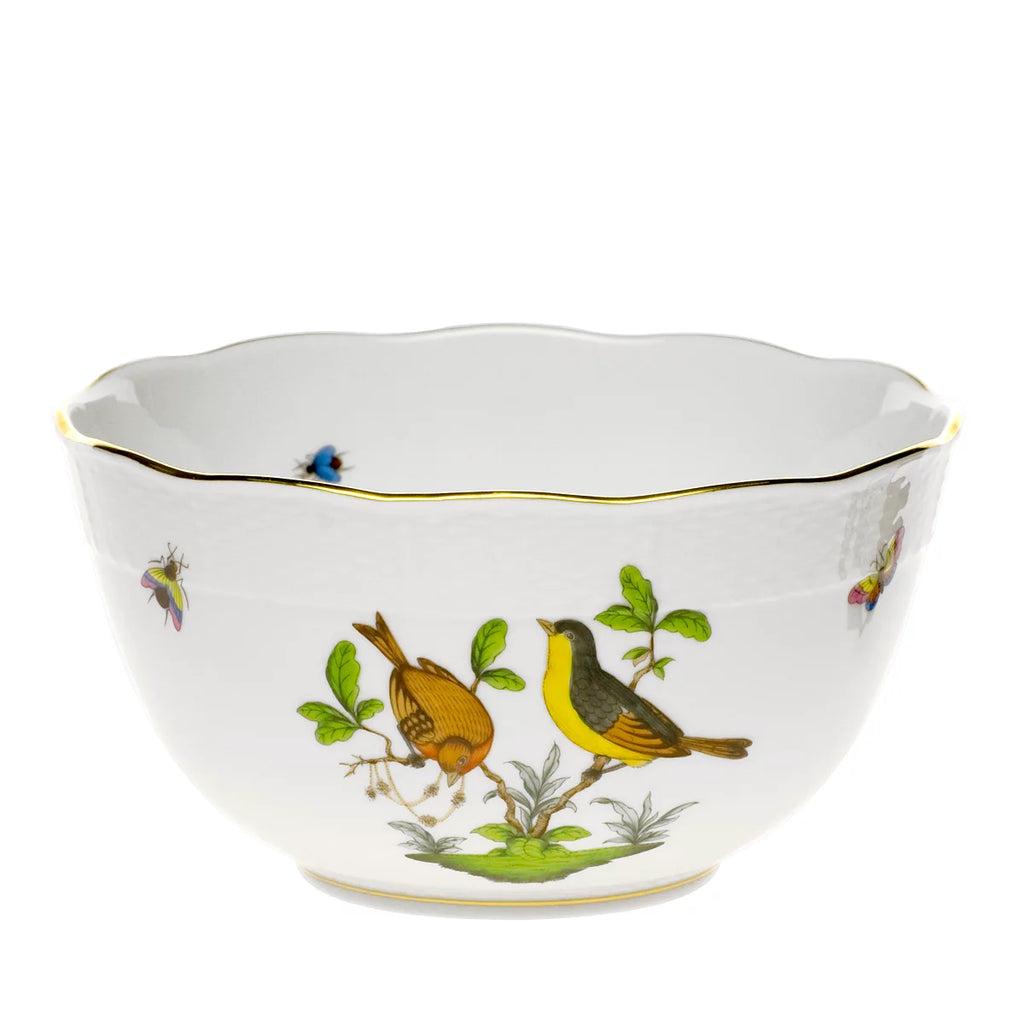 Herend Rothschild Bird Round Bowl - Charles Mayer