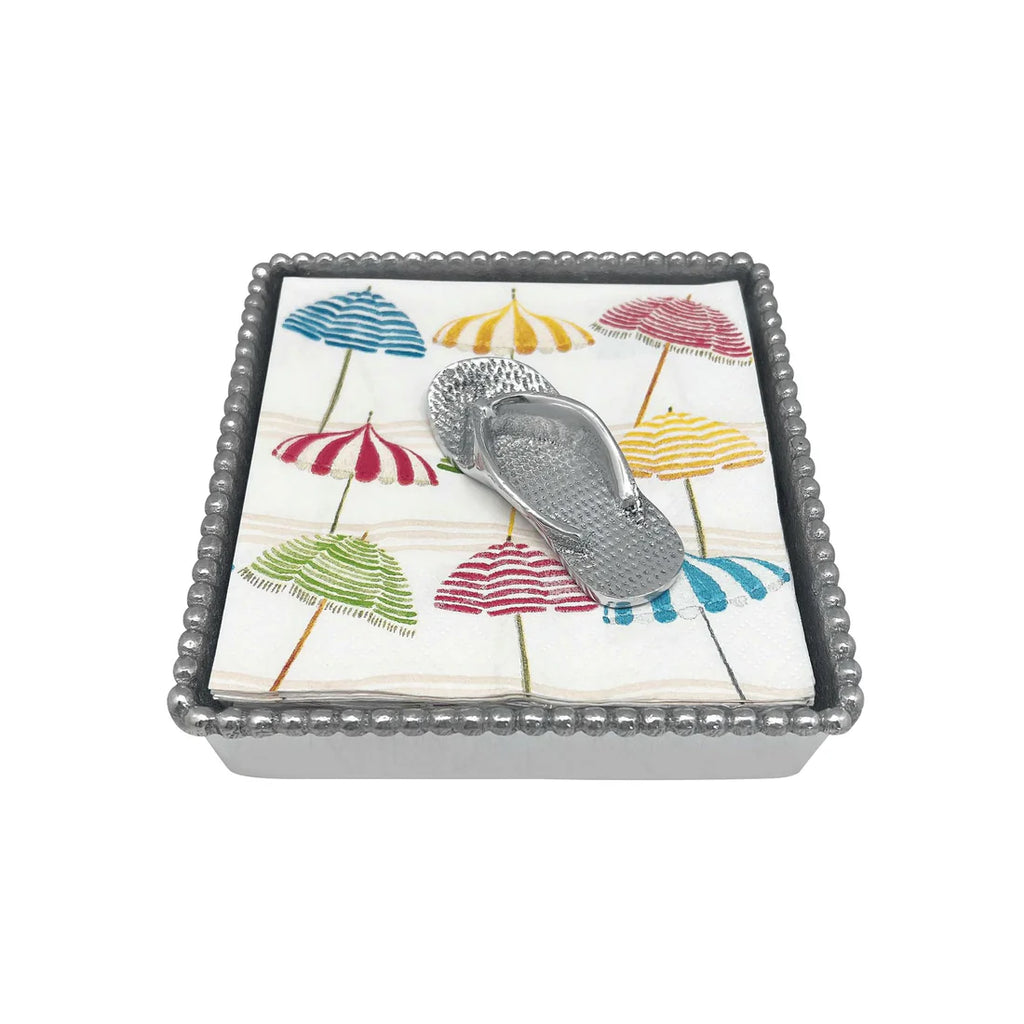 Mariposa Flip Flop Napkin Box Set - Charles Mayer