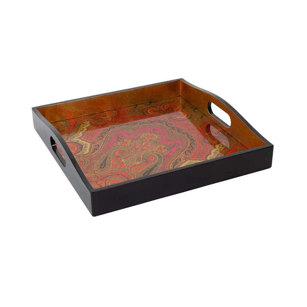Caspari Jaipur 14*14 Tray - Charles Mayer
