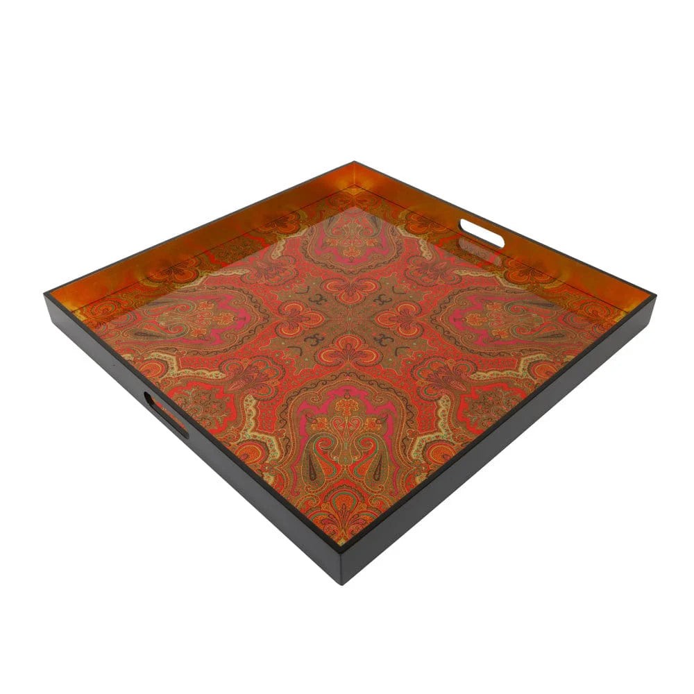 Caspari Jaipur Oversize Tray - Charles Mayer
