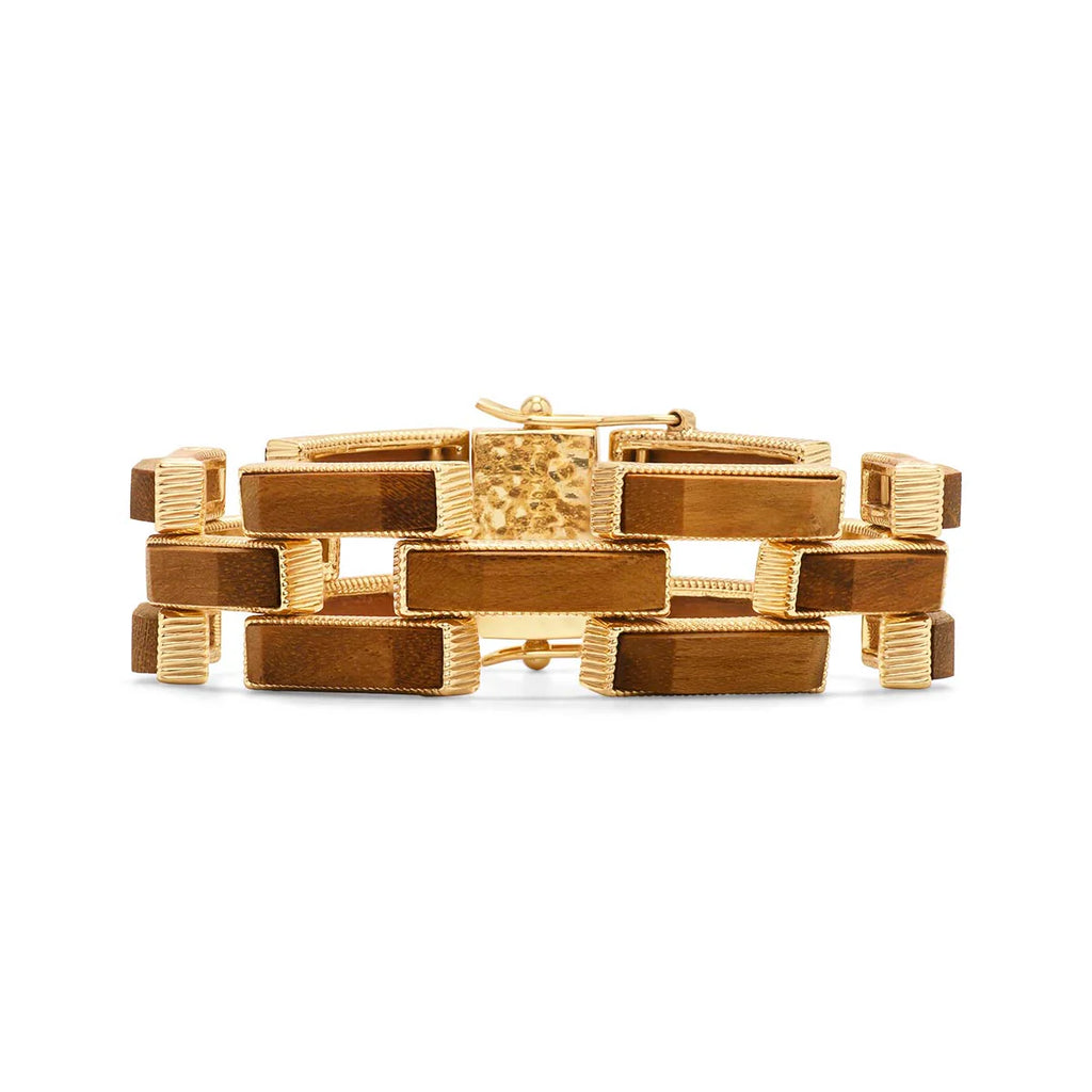 Capucine De Wulf Pathway Teak Link Bracelet - Charles Mayer