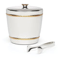 Reed & Barton Roseland Ice Bucket with Tongs - Charles Mayer
