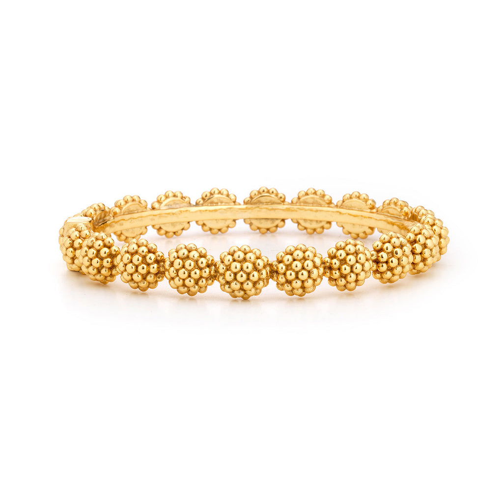 Capucine De Wulf Berry Eternity Hinged Small Gold Bangle - Charles Mayer