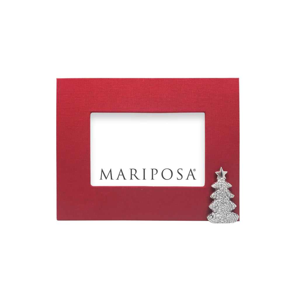 Mariposa Red Christmas Tree Frame, 4*6 - Charles Mayer