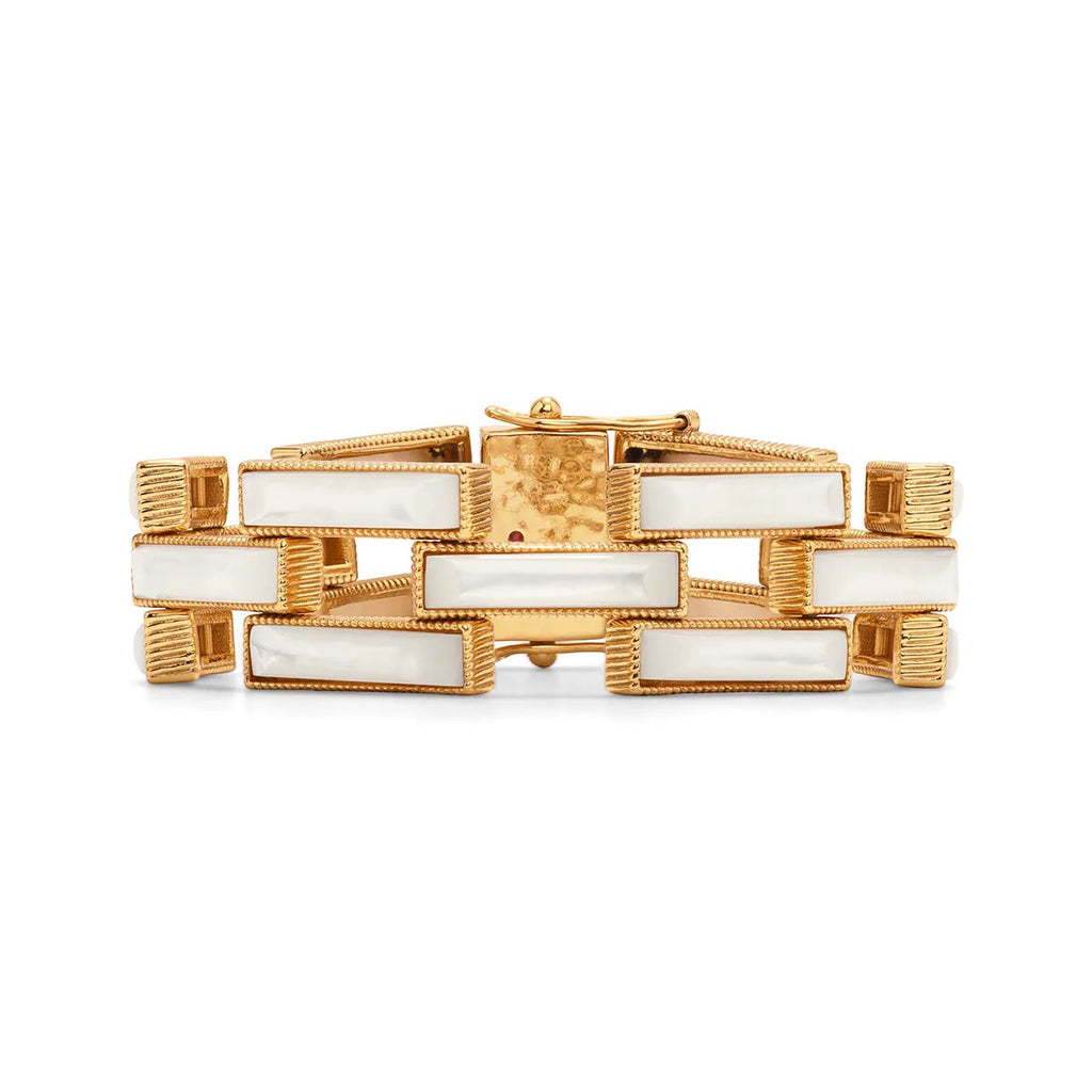 Capucine De Wulf Mother of Pearl Pathway Link Bracelet - Charles Mayer