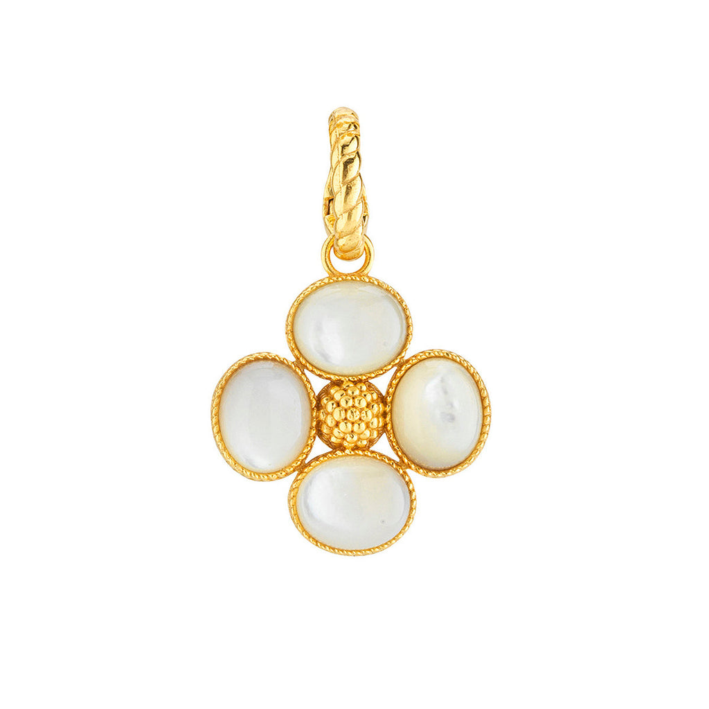 Capucine De Wulf Berry Clover Double Sided MOP Pendant - Charles Mayer