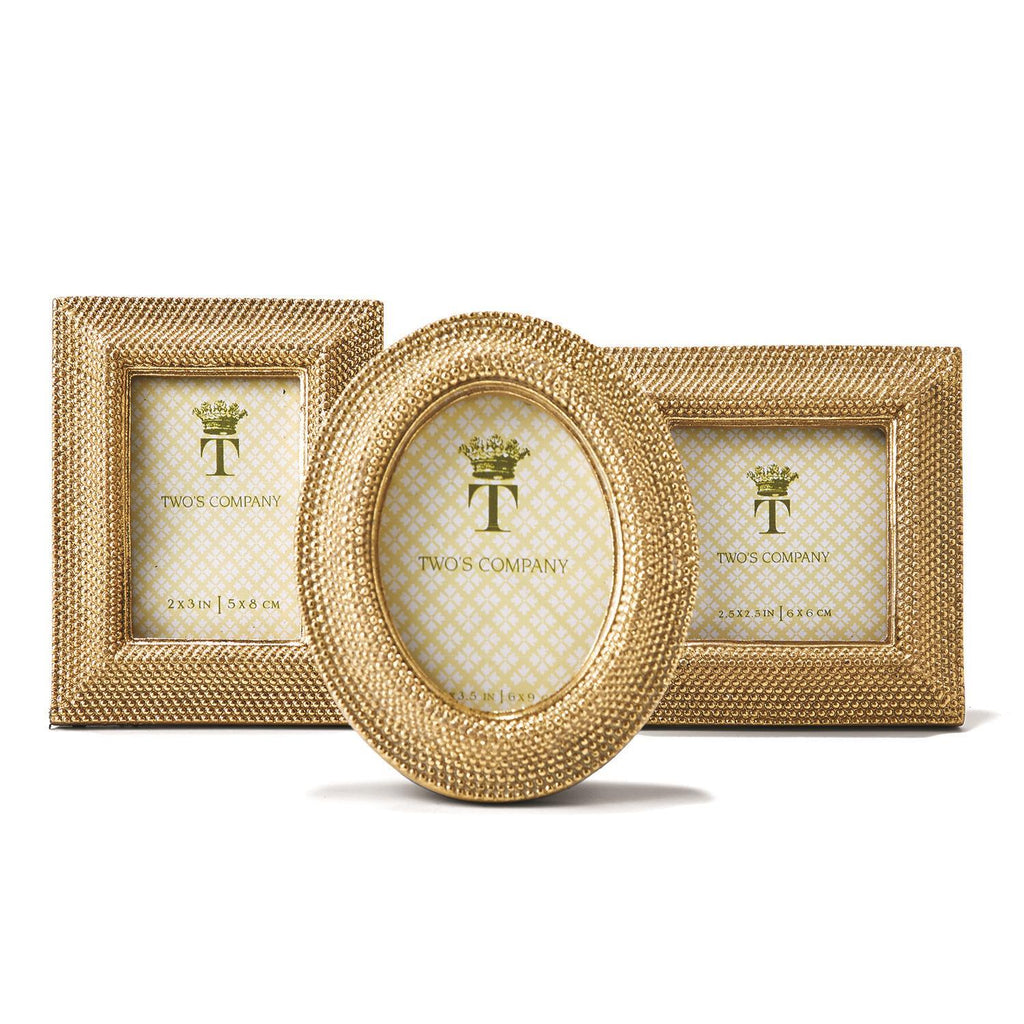 Single Golden Dots Frame, Assorted Shapes - Charles Mayer