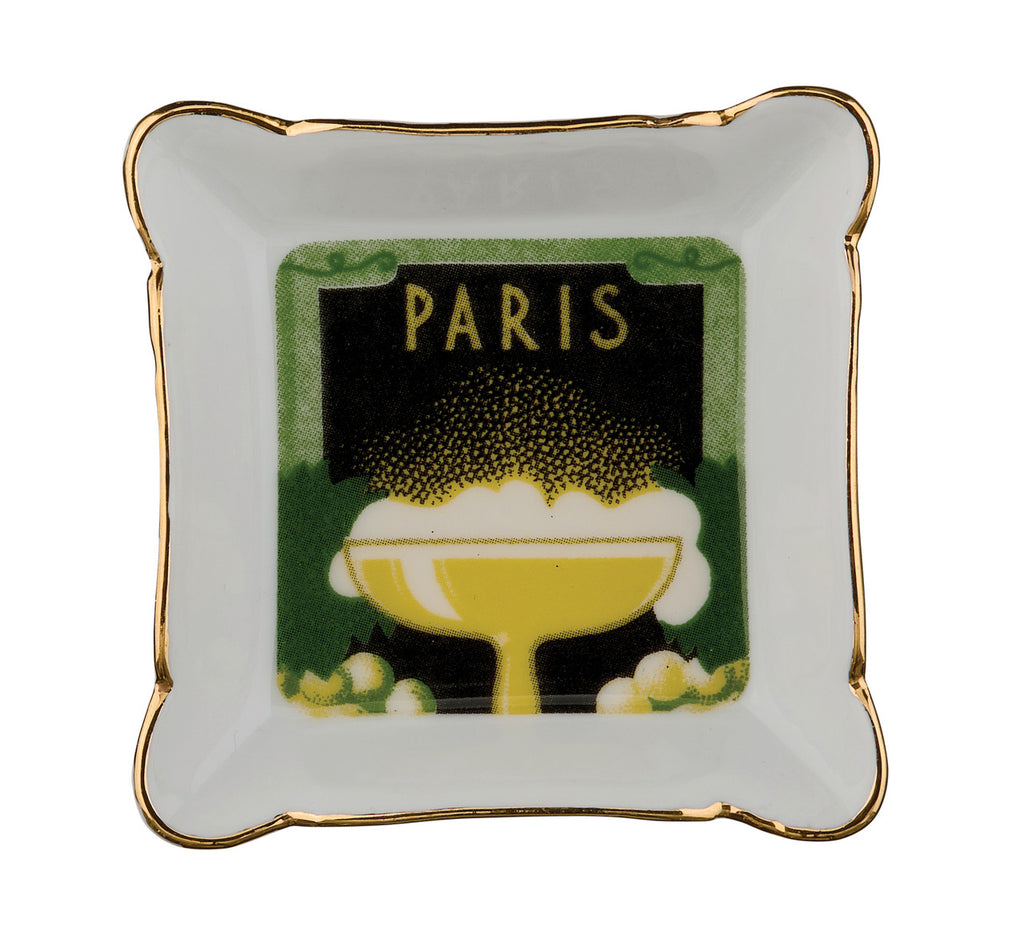 The Grand Tour Paris Champagne Trinket Tray - Charles Mayer