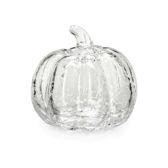 Simon Pearce Crackle Pumpkin, Medium - Charles Mayer