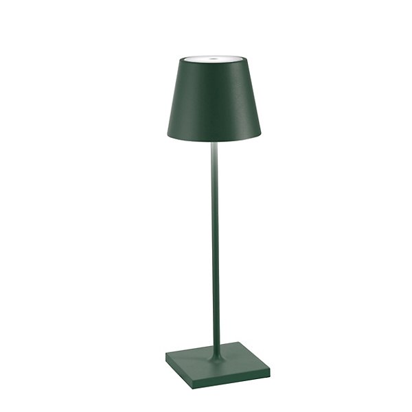 Zafferano Poldina Pro Dark Green Table Lamp - Charles Mayer