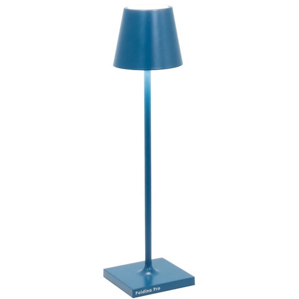 Zafferano Poldina Micro Capri Blue Lamp - Charles Mayer