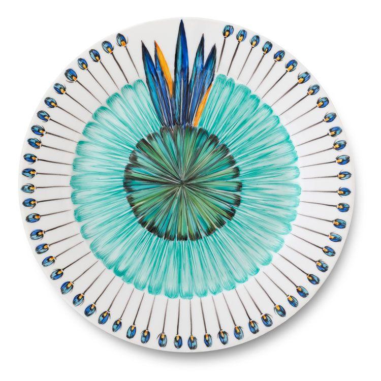 Pinto Paris Bahia Blue Charger - Charles Mayer