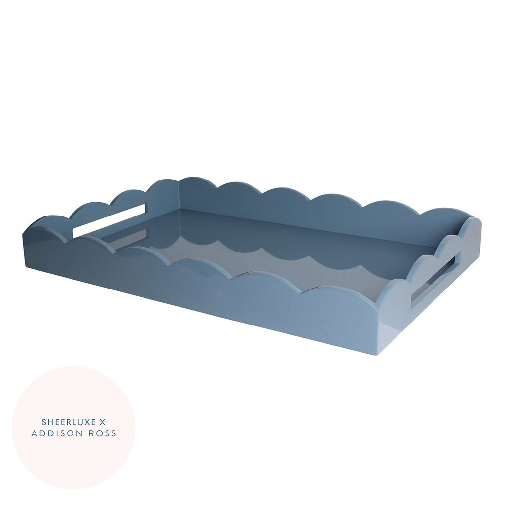 Addison Ross Limited Edition 17*13 Chambray Tray - Charles Mayer