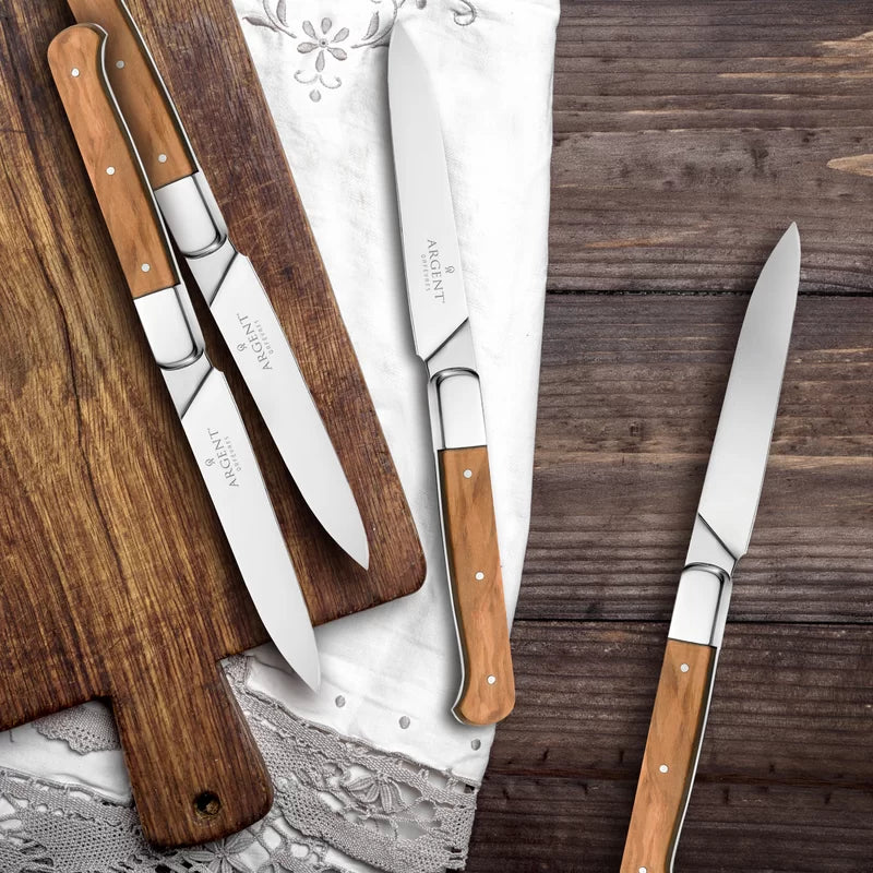 Argent Lyndon Steak Knives, Set of 4 - Charles Mayer