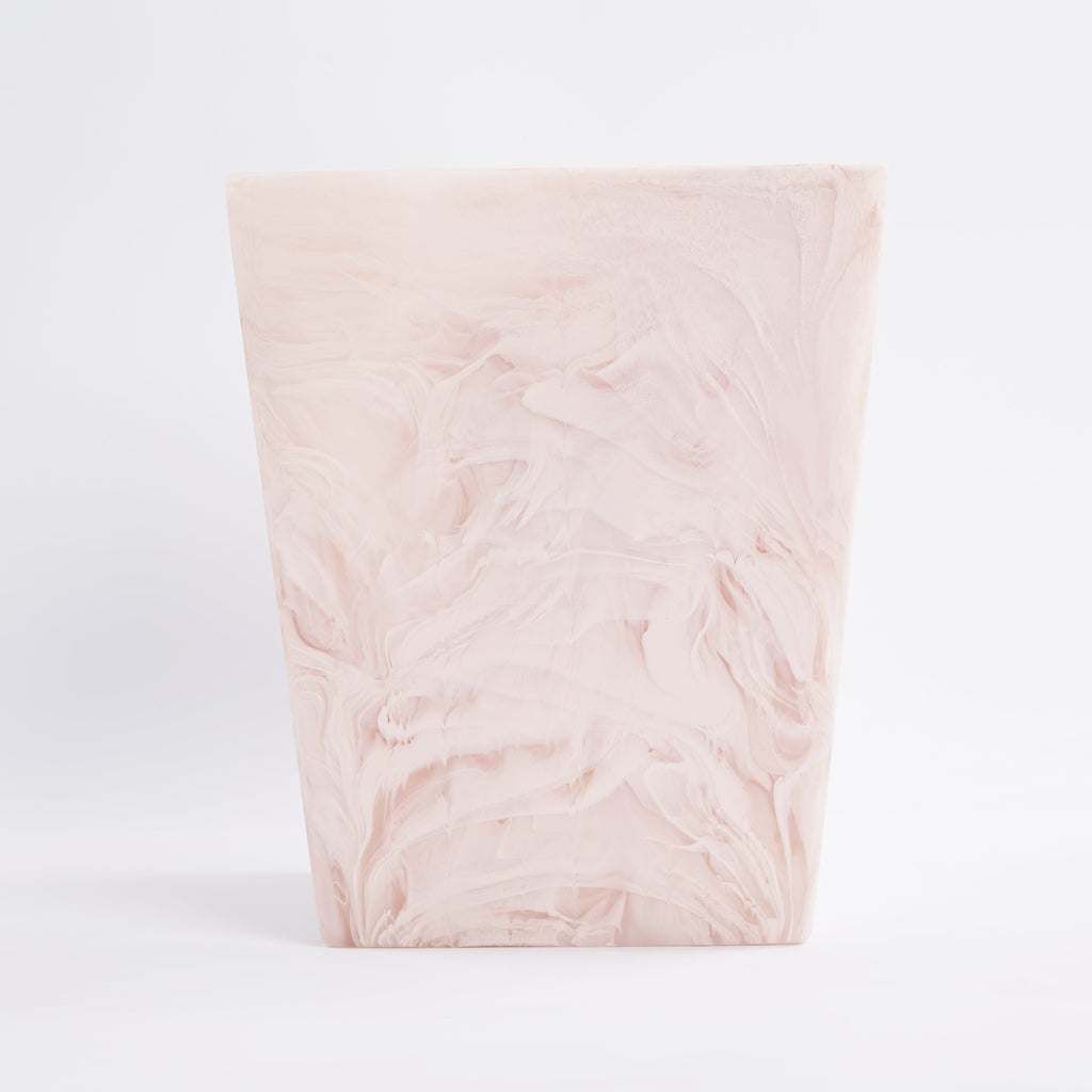 Nashi Home Resin Blush Waste Basket - Charles Mayer