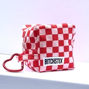 Bitchstix Checkered Tote with 1 Lip Oil and 1 Lip Balm - Charles Mayer