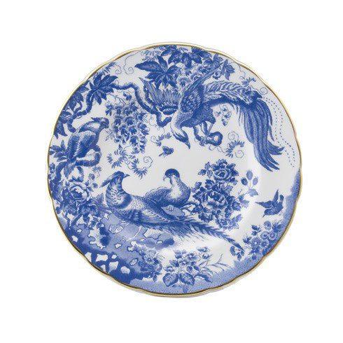 Royal Crown Derby Blue Aves Salad Plate - Charles Mayer