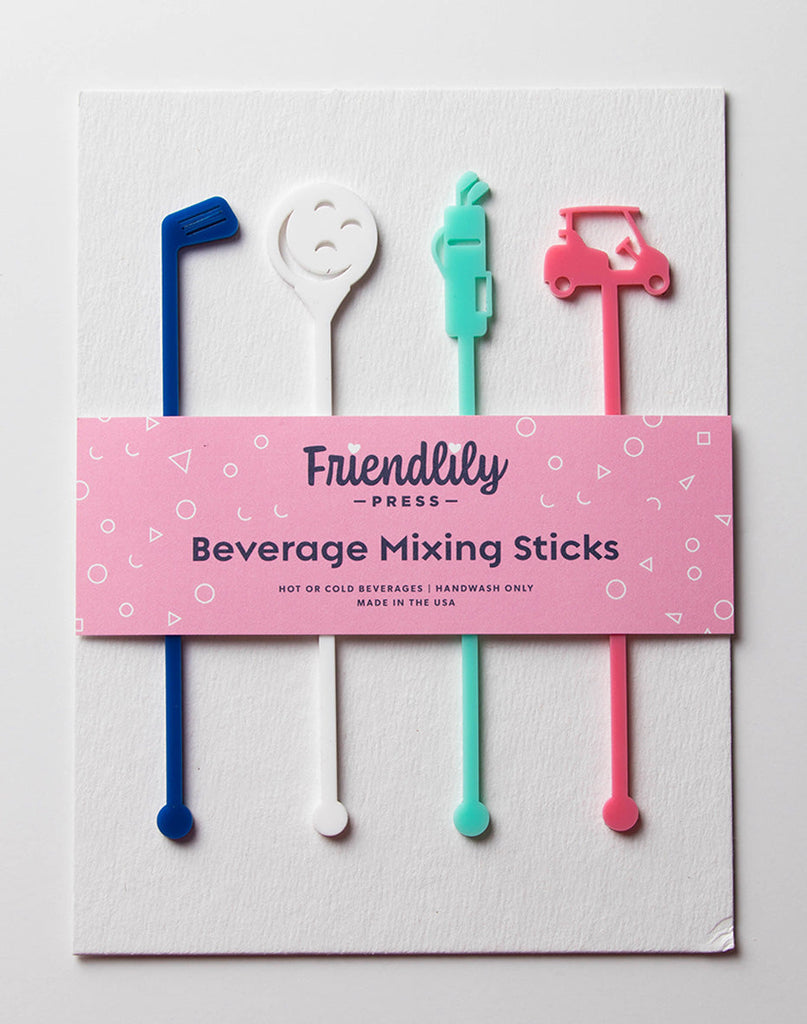 Friendlily Women's Golf Drink Stirrers - Charles Mayer