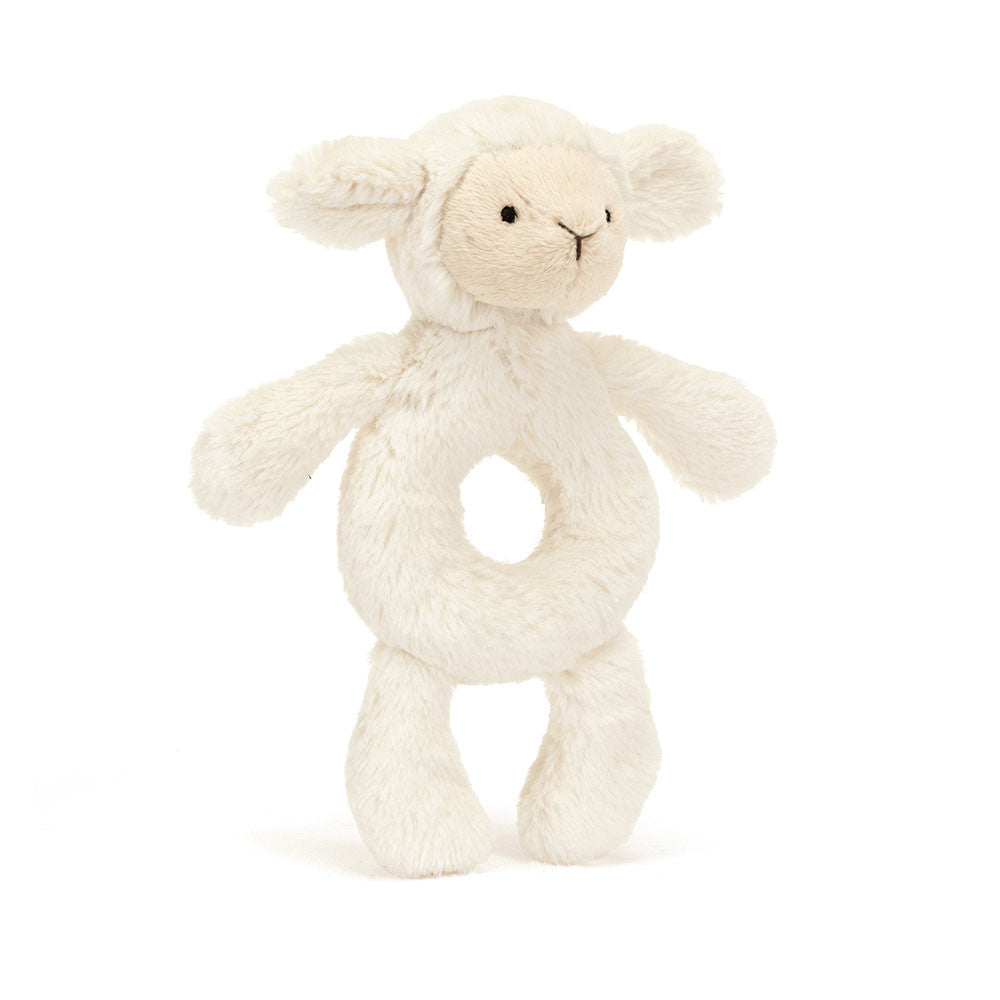 Jellycat Bashful Lamb Ring Rattle - Charles Mayer