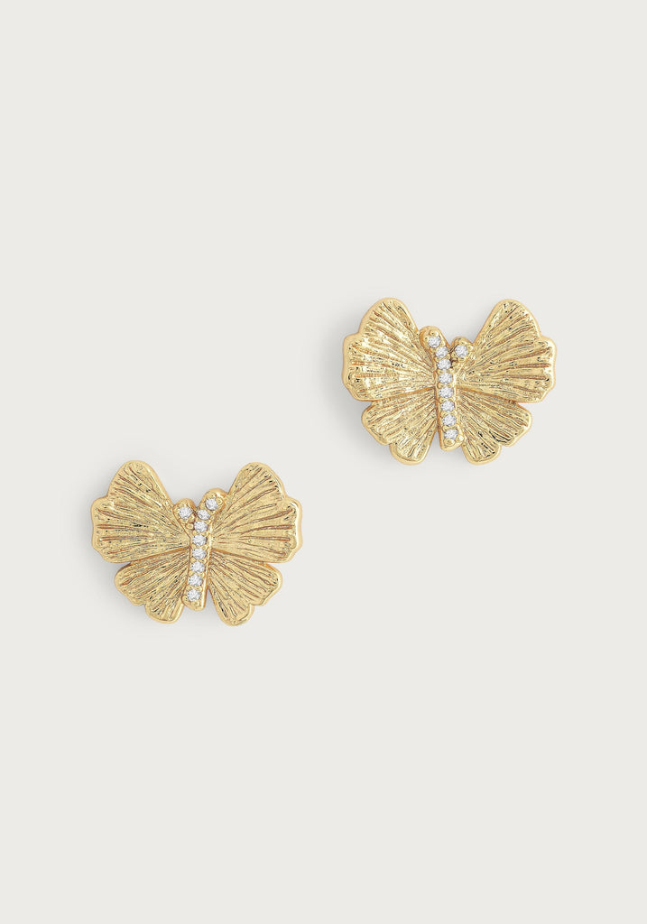 Anabel Aram Butterfly Stud Earrings - Charles Mayer